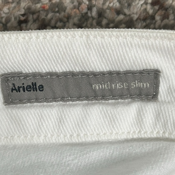 Citizens of humanity ARIELLE white med rise slim jeans size 28new - Picture 11 of 15